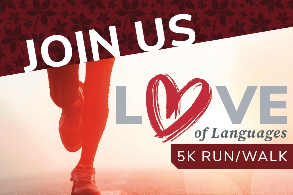 Love of Languages 5k graphic