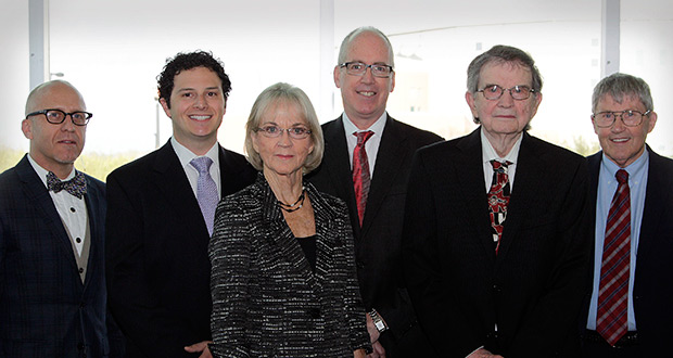 Group photo of 2014 Alumni Award winners.