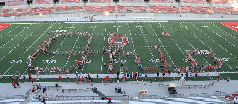 Pediatric cancer patients and families join TBDBITL in Script Ohio