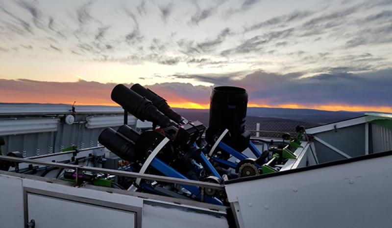 The Payne-Gaposchkin telescope at the Las Cumbres Observatory site in South Africa