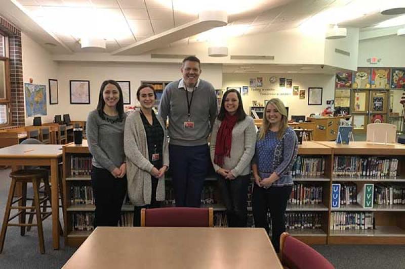 Griffin and the Marysville literacy team