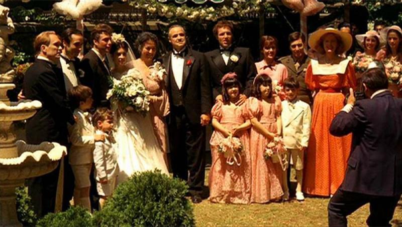 Godfather wedding scene