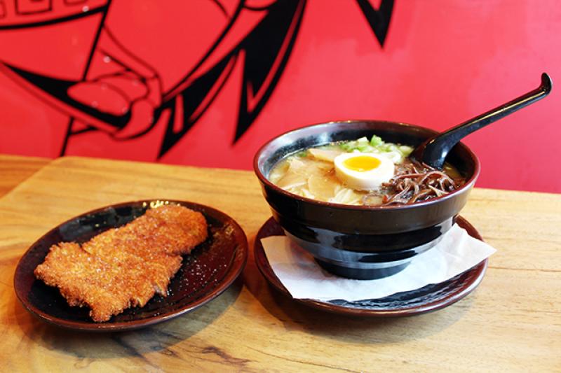 Fukuryu Ramen patrons can choose from traditional ramen dishes such as tonkatsu, miso or shoyu to more modern ramen bowls like the Red Dragon Ramen or the Junk Ramen.