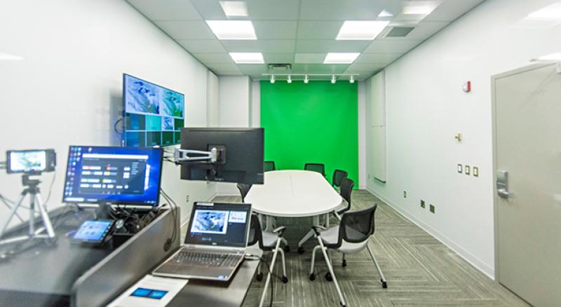Broadcasting room, Sharpe Innovation Commons