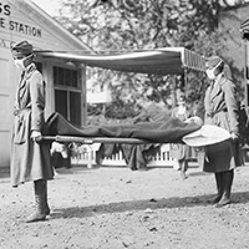 Medical personnel 1918 pandemic