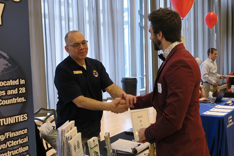 Summer Internship and Opportunity Fair - Employer with Student