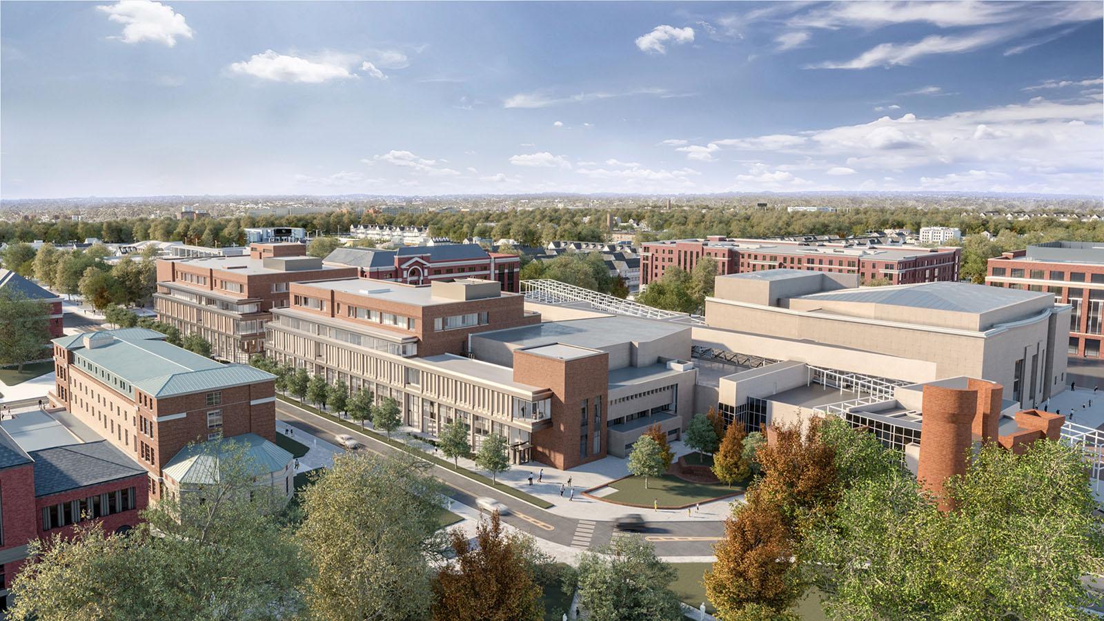 Arts District Aerial Rendering