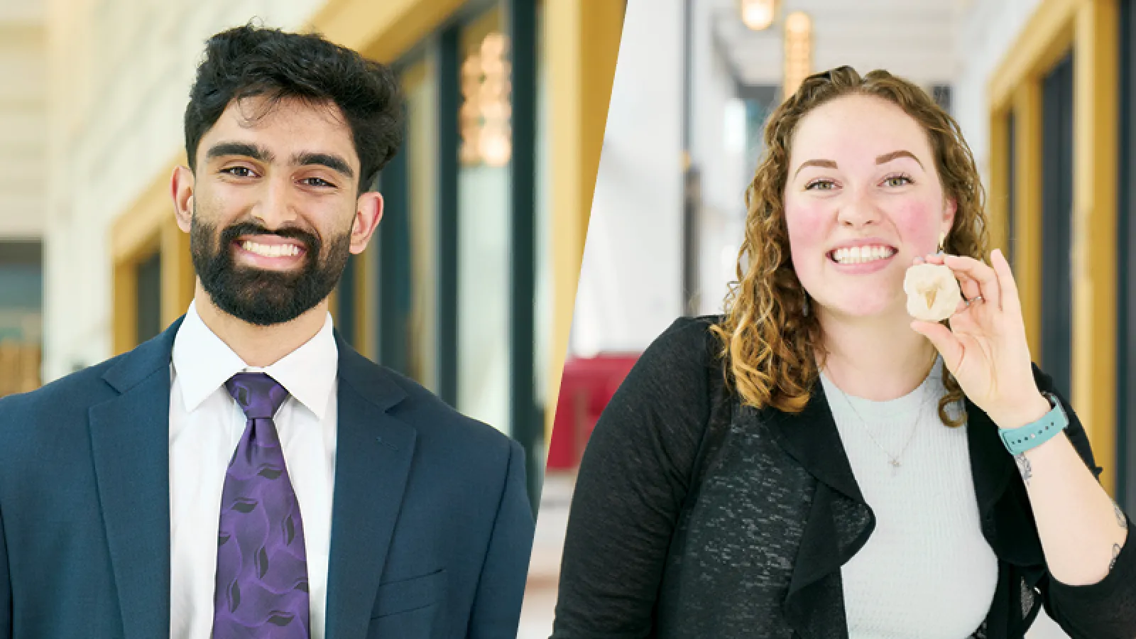 Varun Tholi and Miranda Manross