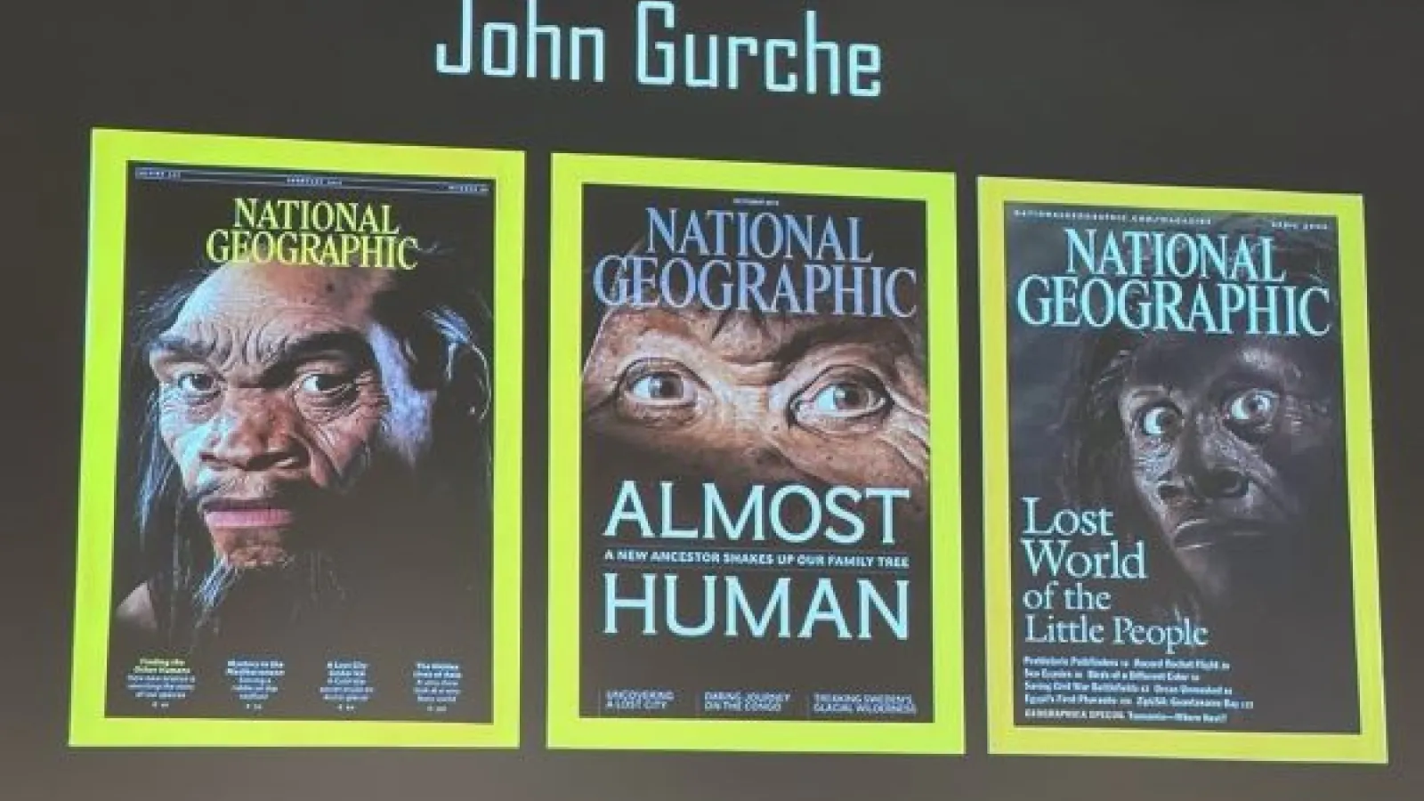 John Gurche National Geographic covers