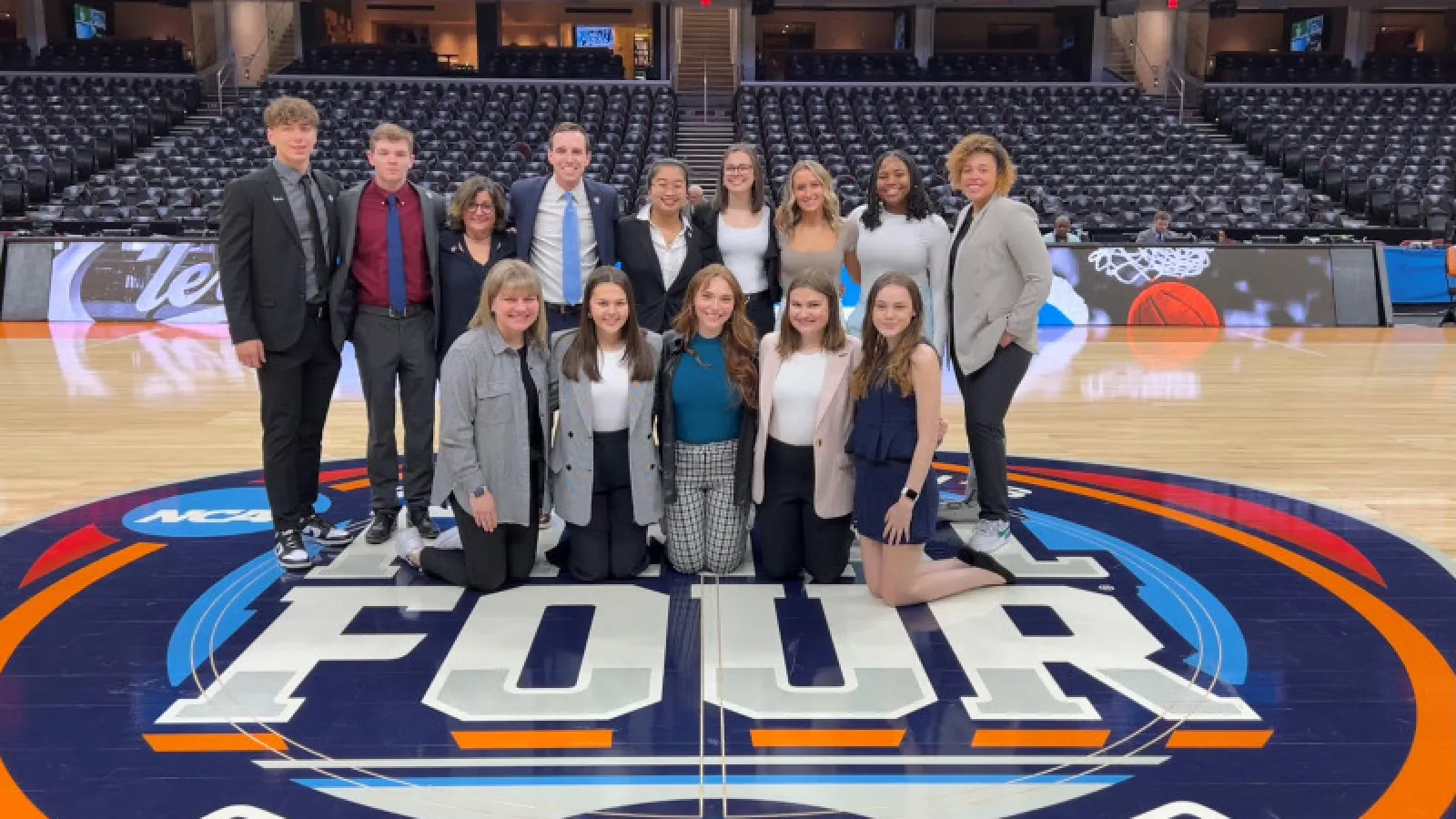 Students at the Final Four