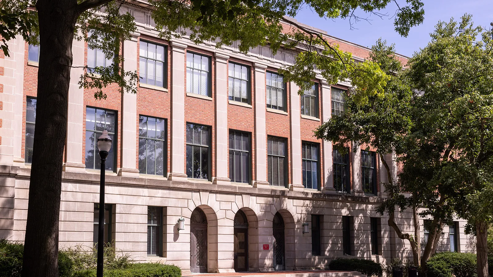The outside of Bricker Hall