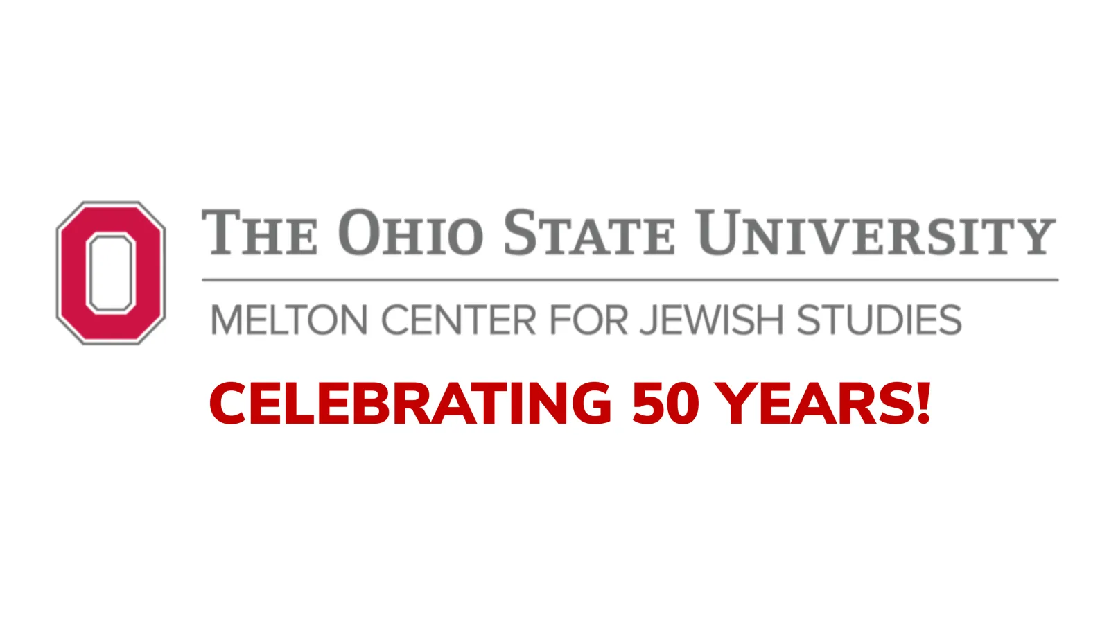Melton Center logo that reads "celebrating 50 years"