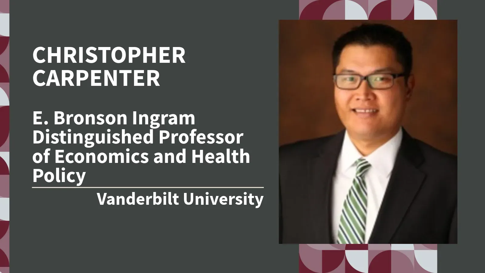 IPR Seminar Series - Dr. Christopher (Kitt) Carpenter