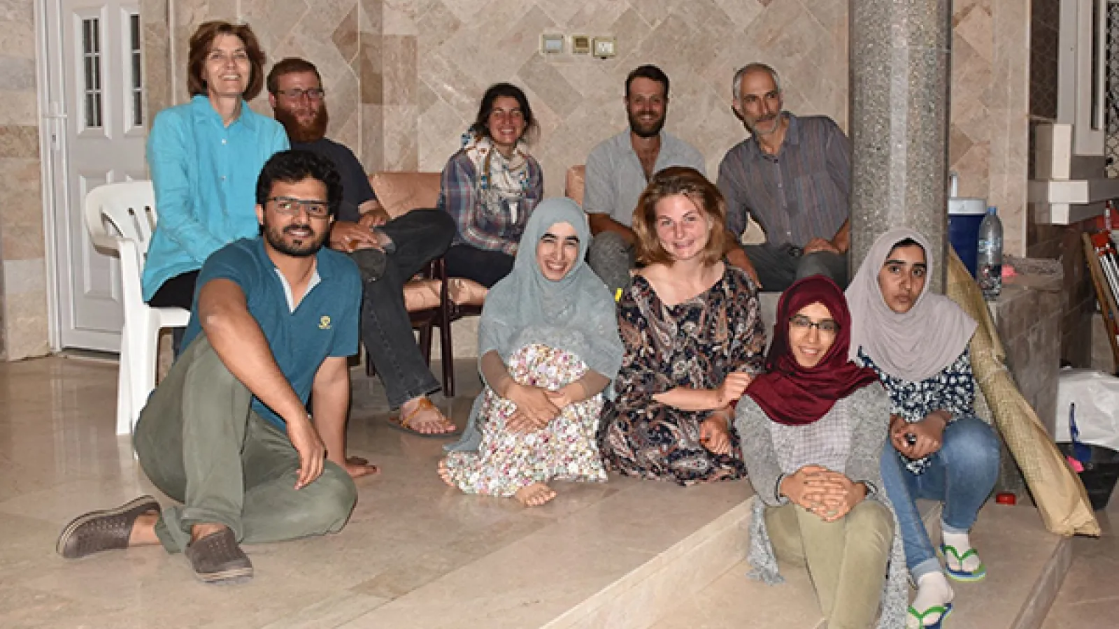 Annalee and the ASOM team in Oman