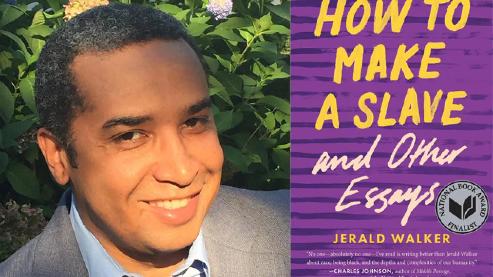Jerald Walker and book cover