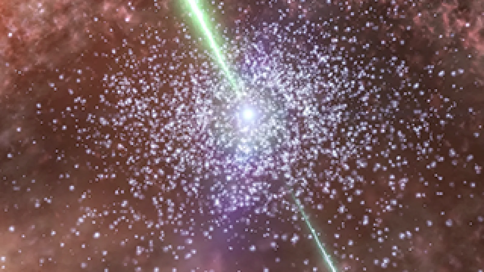 Quasar 3C 273 is one of the closest quasars to our home. It was the first quasar ever identified, by astronomer Allan Sandage in the 1960s. Quasars are intensely powerful centers of distant, active galaxies, powered by a huge disc of particles surrounding