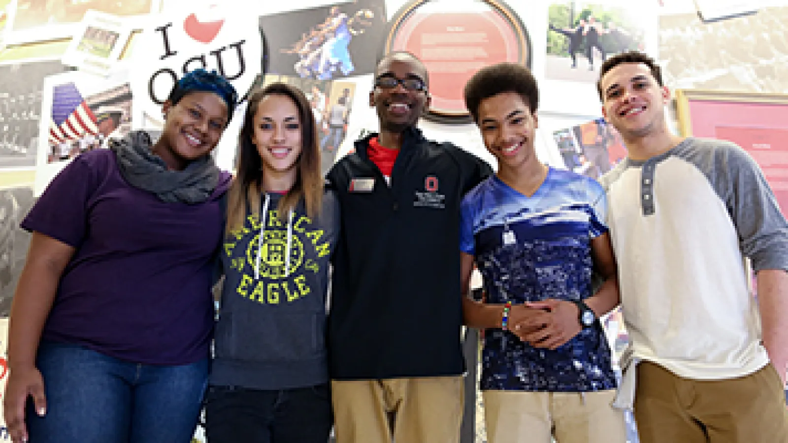 DaVonti' Haynes and Commodore Williams with their proteges 