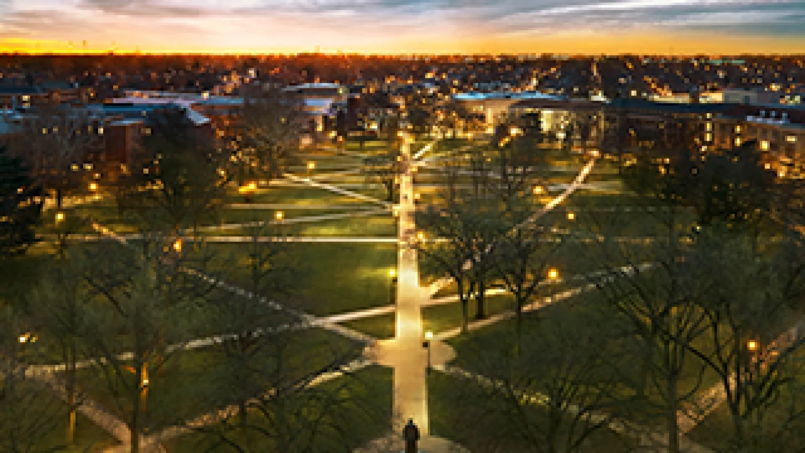 Ohio State Oval at Dawn