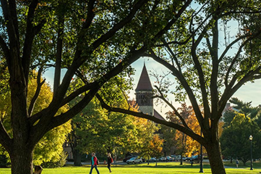 Orton Hall in fall