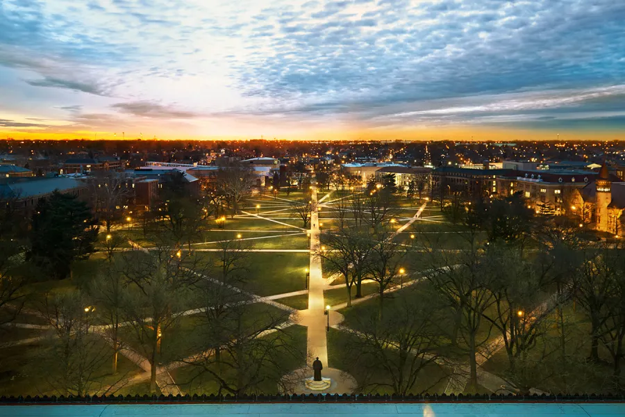 The Oval at dawn