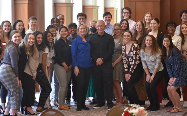 Group photo featuring alumnus Keith Monda