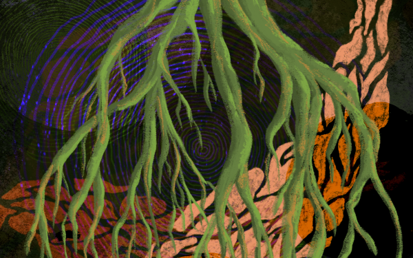 Abstraction of Root System. Artwork by Addeline Kelley