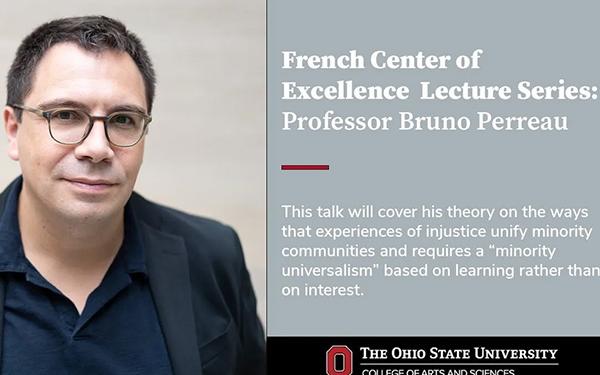 French Center of Excellence Lecture Series - Professor Bruno Perreau