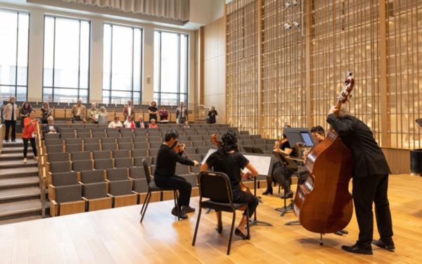Music performance in the recital hall