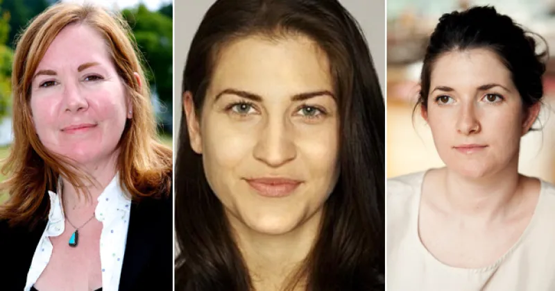 (L-R) Erin Belieu, Mac McClelland, Claire Watkins