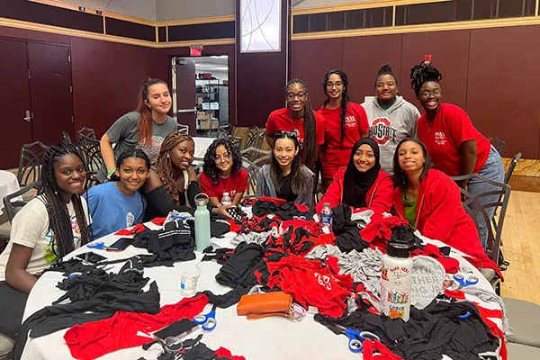 PASS students at Ohio State's Community Commitment event