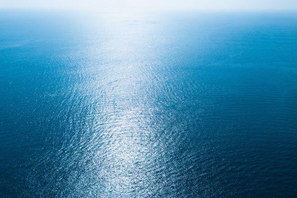 calm ocean surface