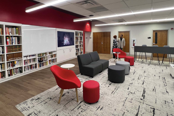 The newly renovated center offers rooms for events and classes