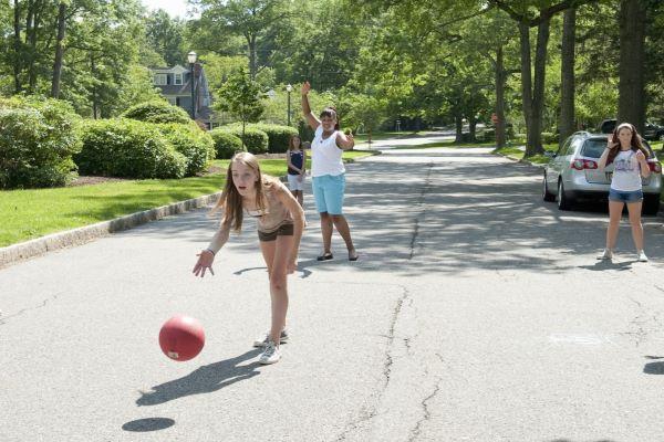 kids playing in a residential street