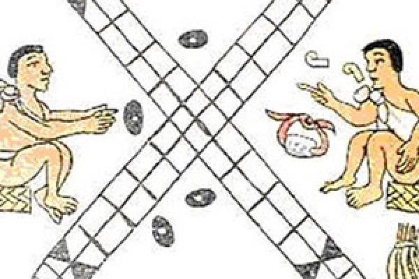 Ancient Maya Patolli Game Boards