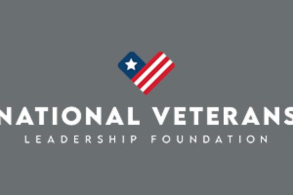 National Veterans Leadership Foundation logo of a heart with simplified American flag pattern