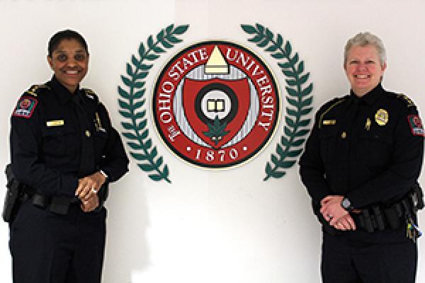 OSUPD Chief Kimberly Spears-McNatt and Deputy Chief Tracy Hahn