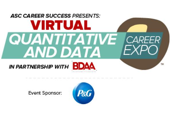 Quantitative and Data Career Expo - Virtual (event icon)