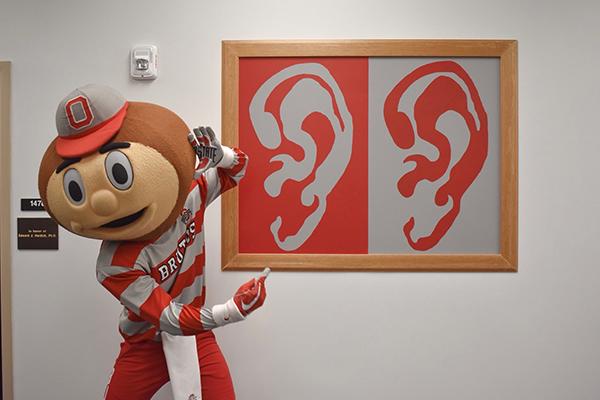 Brutus at the Speech-Language-Hearing Clinic 