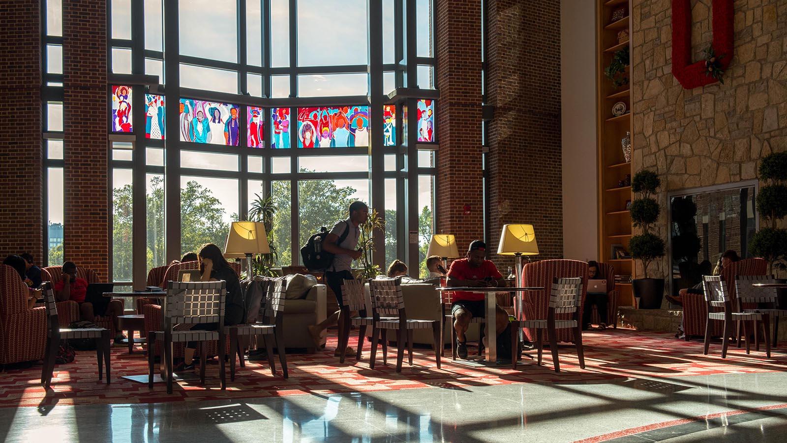 Students in Ohio Union