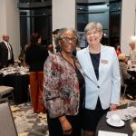 Dr. Nodie Washington with Susan Olesik, Dean of Natural and Mathematical Sciences